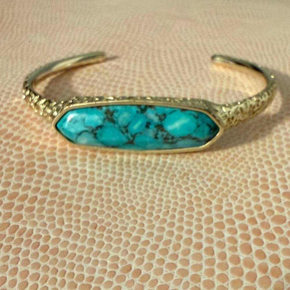 Kendra Scott vintage turquoise cuff bracelet.
